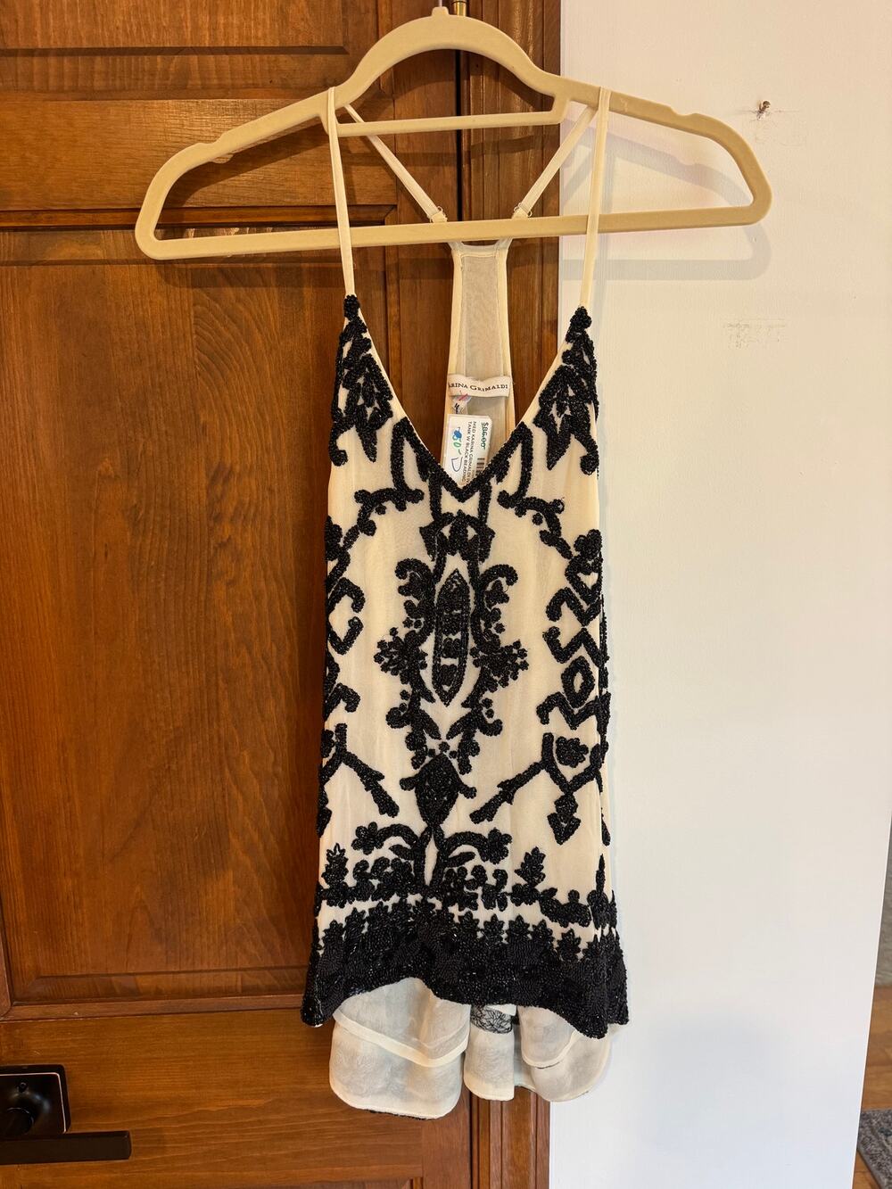 Karina Grimaldi Silk Tank